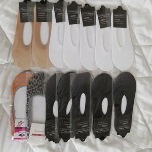 No show flat shoes socks